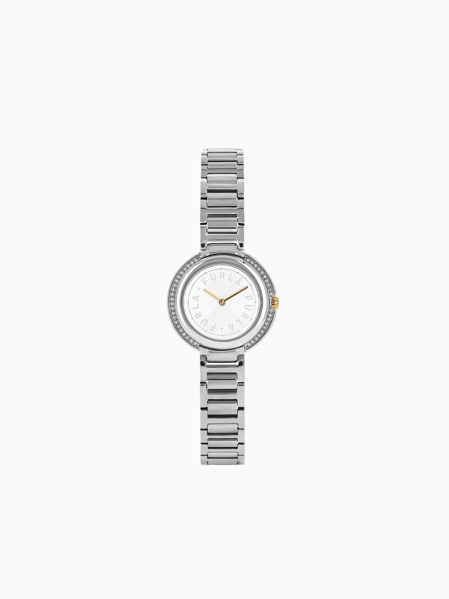 Furla Icon Shape Round Case 29.5 Mm Arge Silver