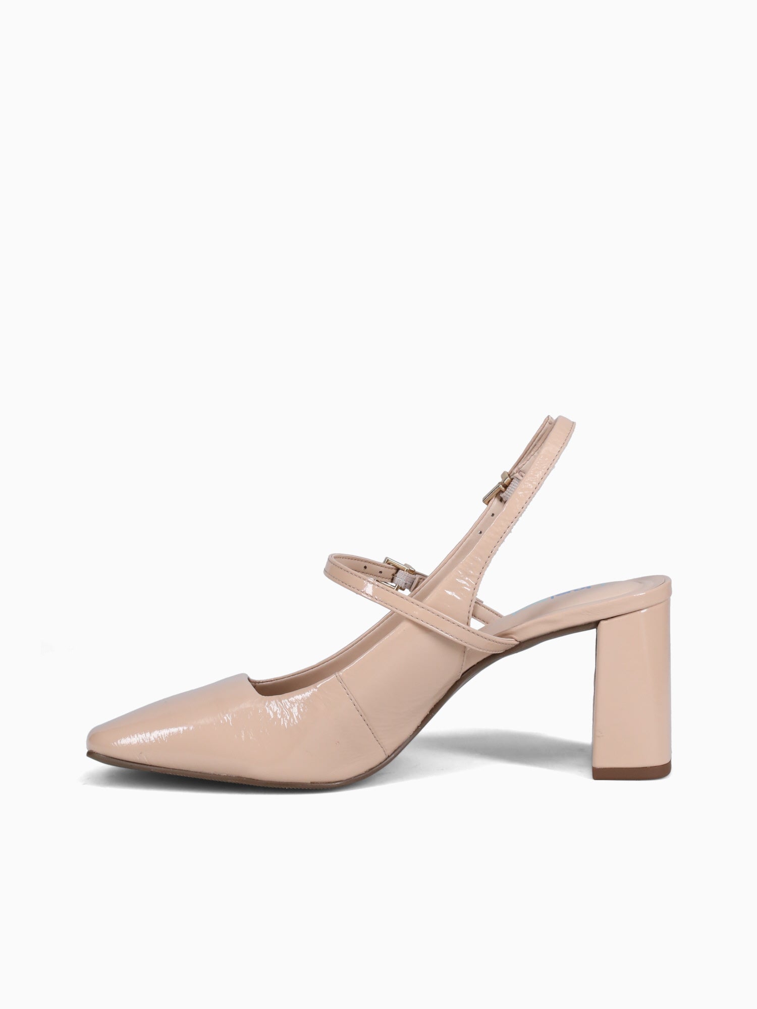 Frances Sand Crinkle Pat Natural / 5 / M