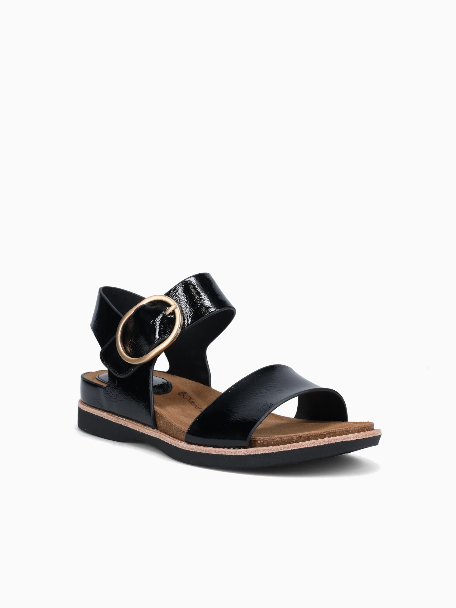 Bali Black Crinckle Pat Black / 6 / M