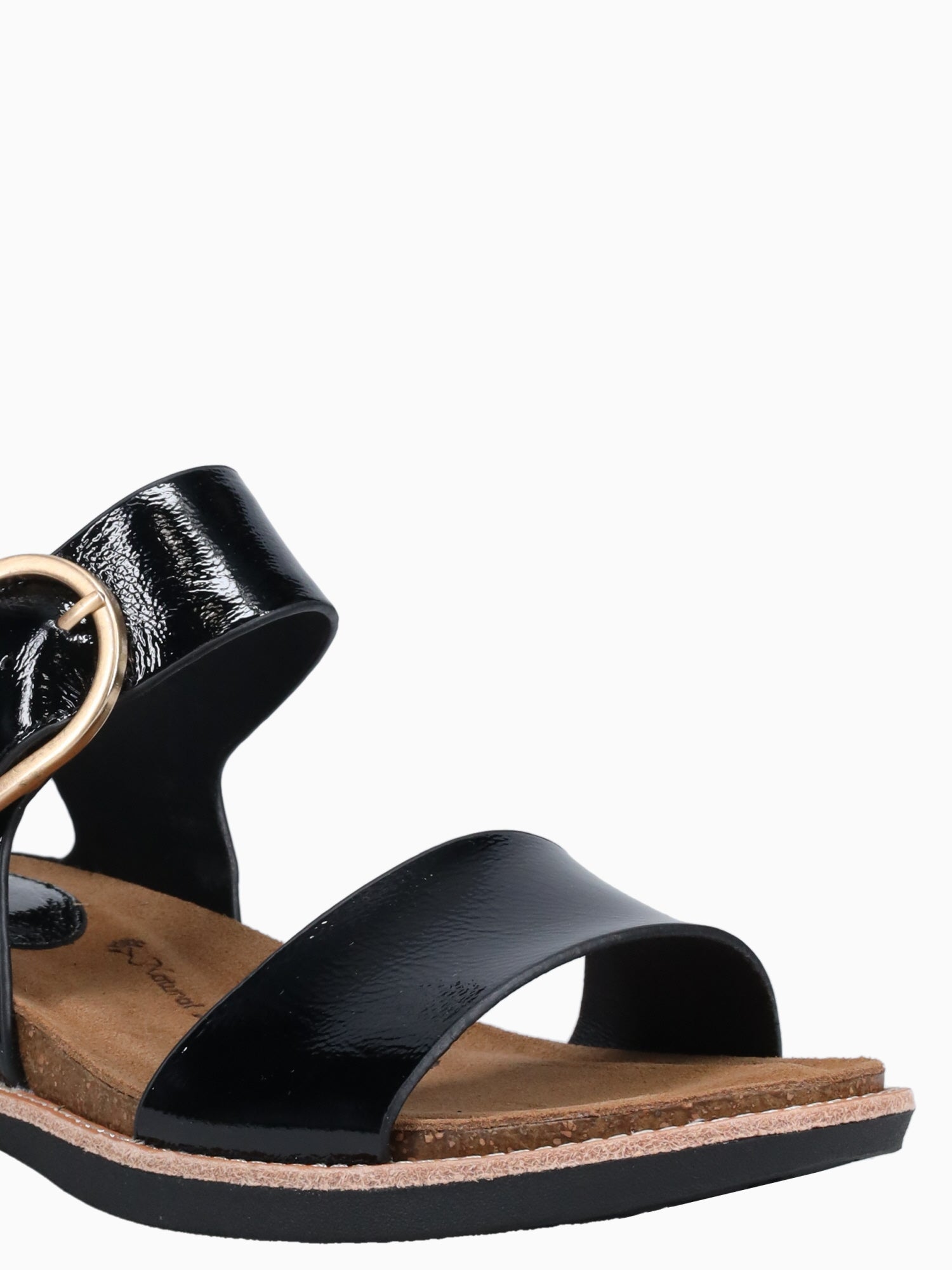 Bali Black Crinckle Pat Black / 6 / M