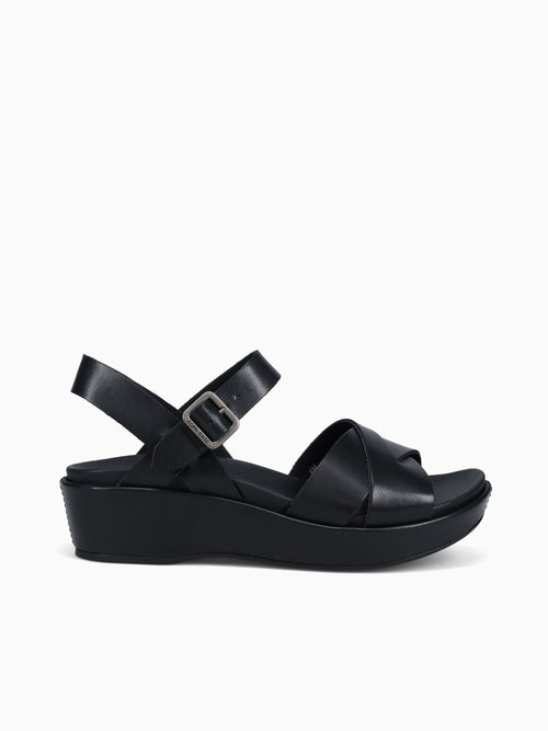 Myrna Black Leather Black / 5 / M
