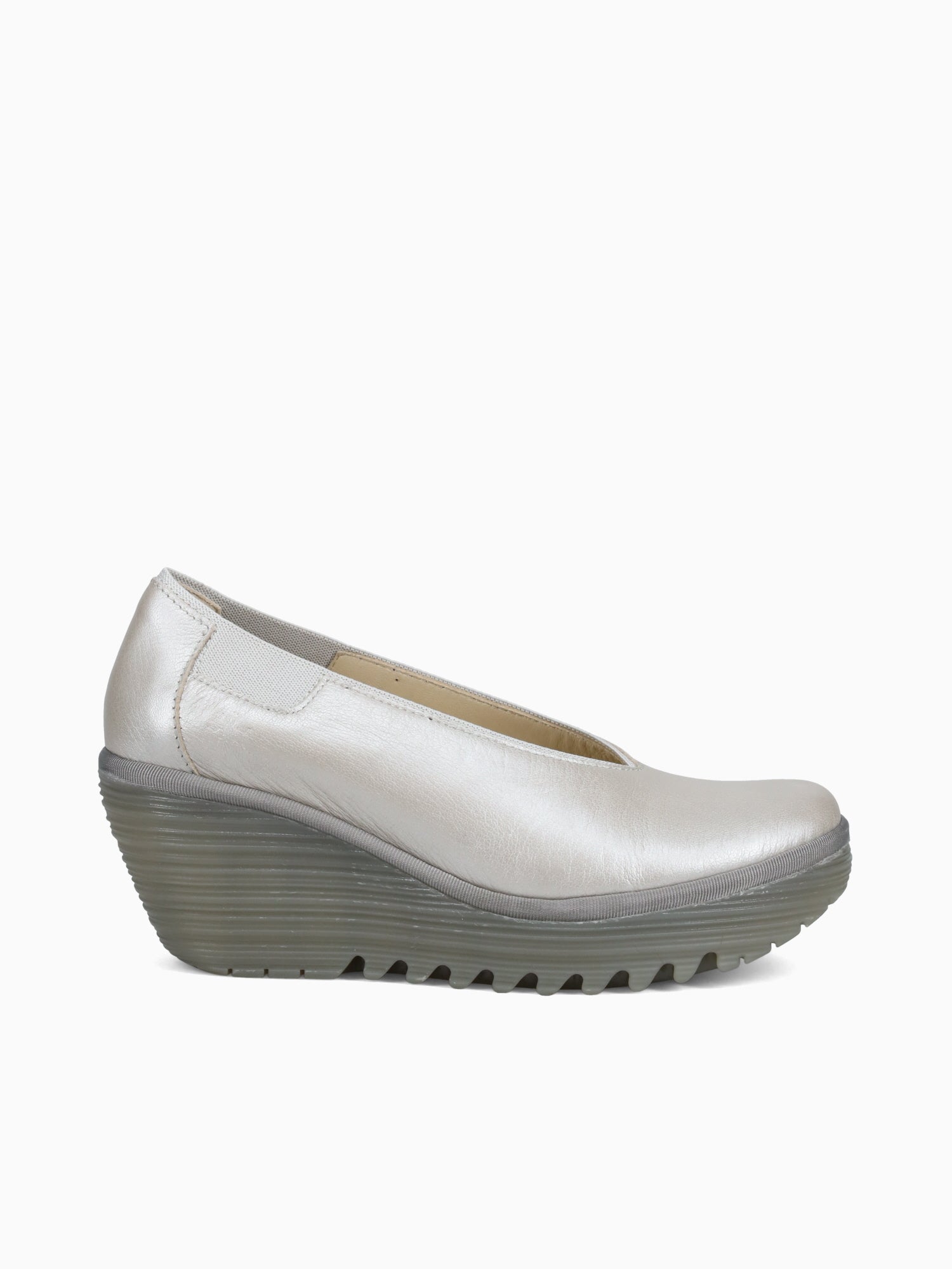 Yoza 438 Fly Silver Leather Silver / 36 / M
