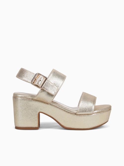 Gracyn Gold Shimmer Leather Gold / 6 / M