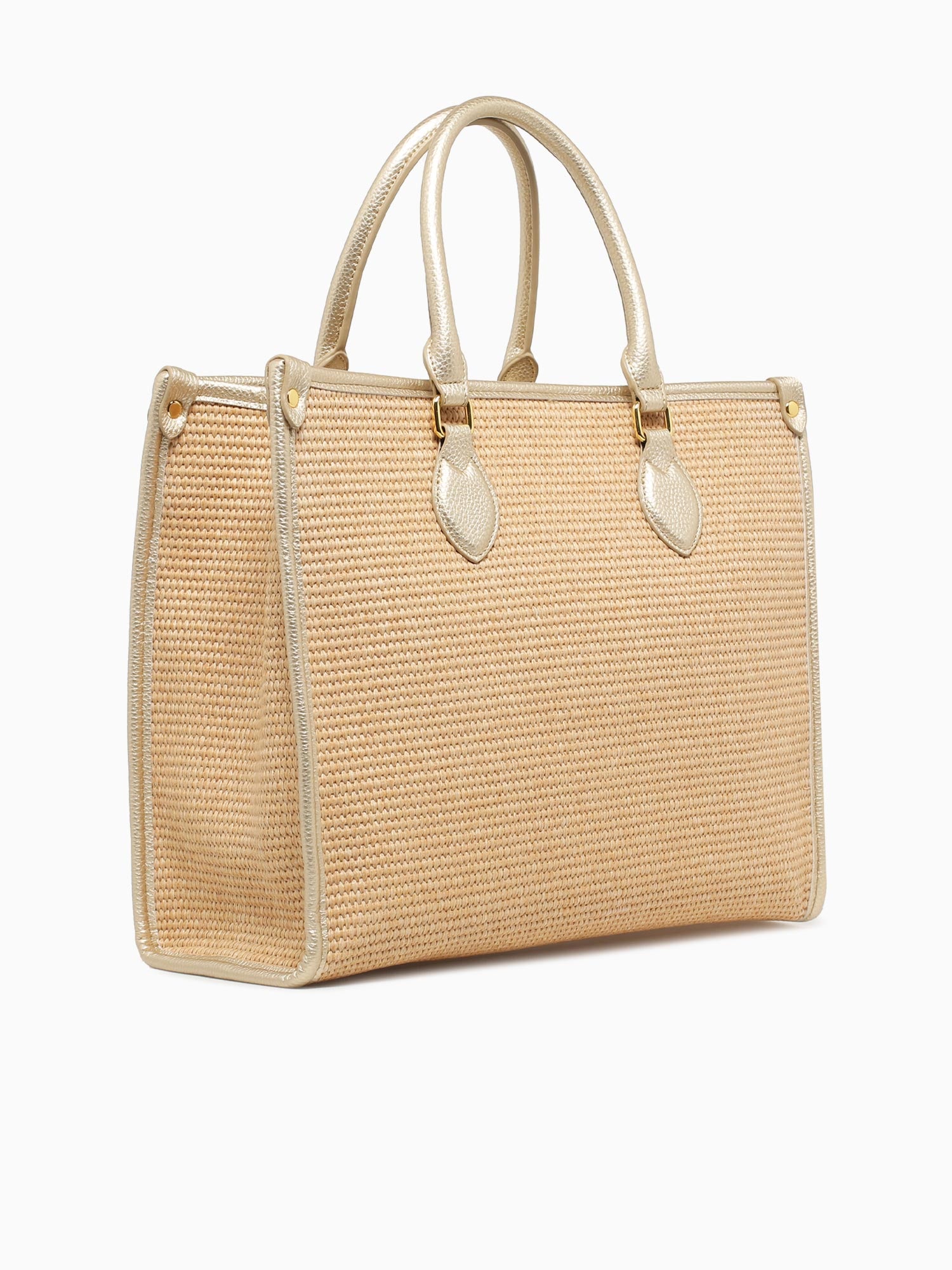 Tara Strap Tote Gold Gold