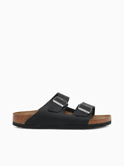 Arizona Soft Footbed Black Oiled Leathe Black / 40 / M