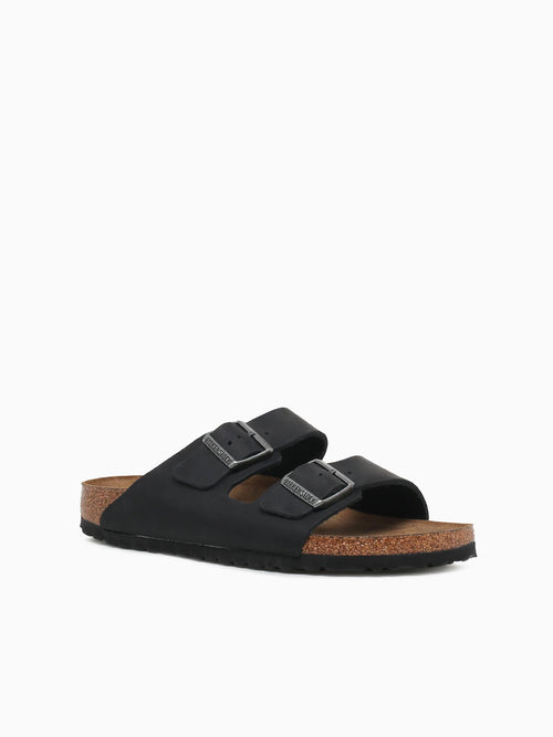 Arizona Soft Footbed Black Oiled Leathe Black / 40 / M