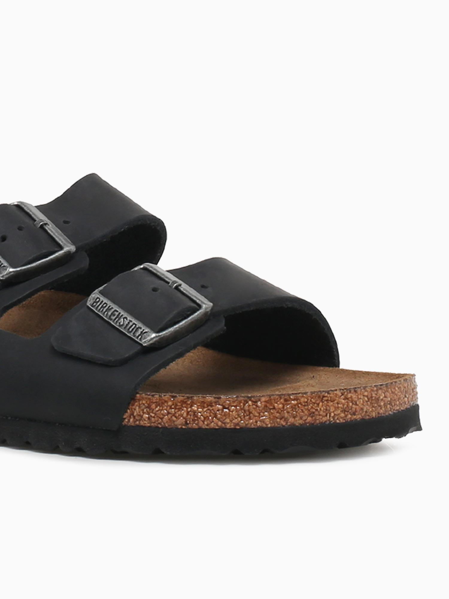 Arizona Soft Footbed Black Oiled Leathe Black / 40 / M