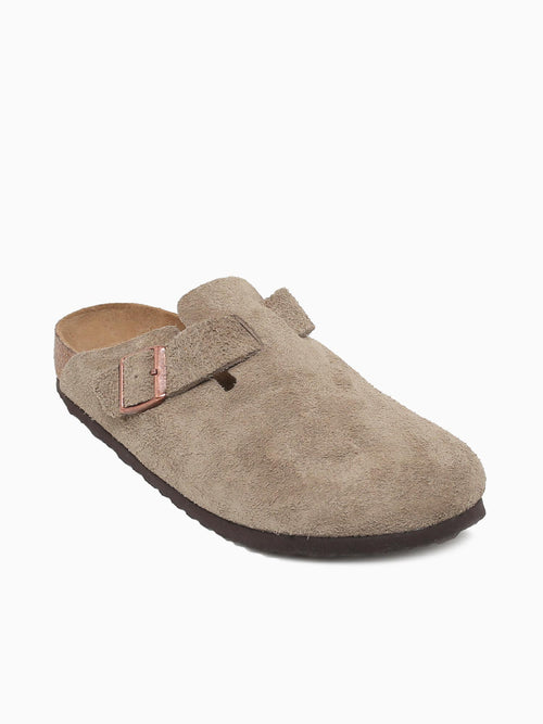 Boston Soft Footbed Taupe Suede Taupe / 40 / M