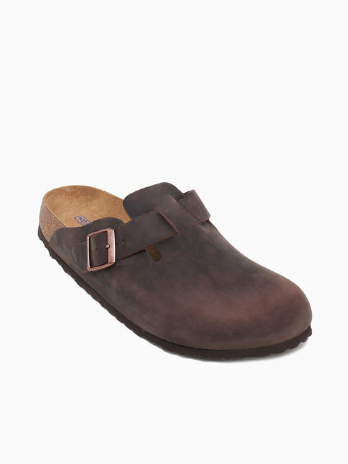 Boston Soft Footbed Habana Oiled Leather Tan / 40 / M