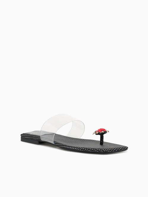 Buggy Black Polka Dot Fabric Black / 5 / M