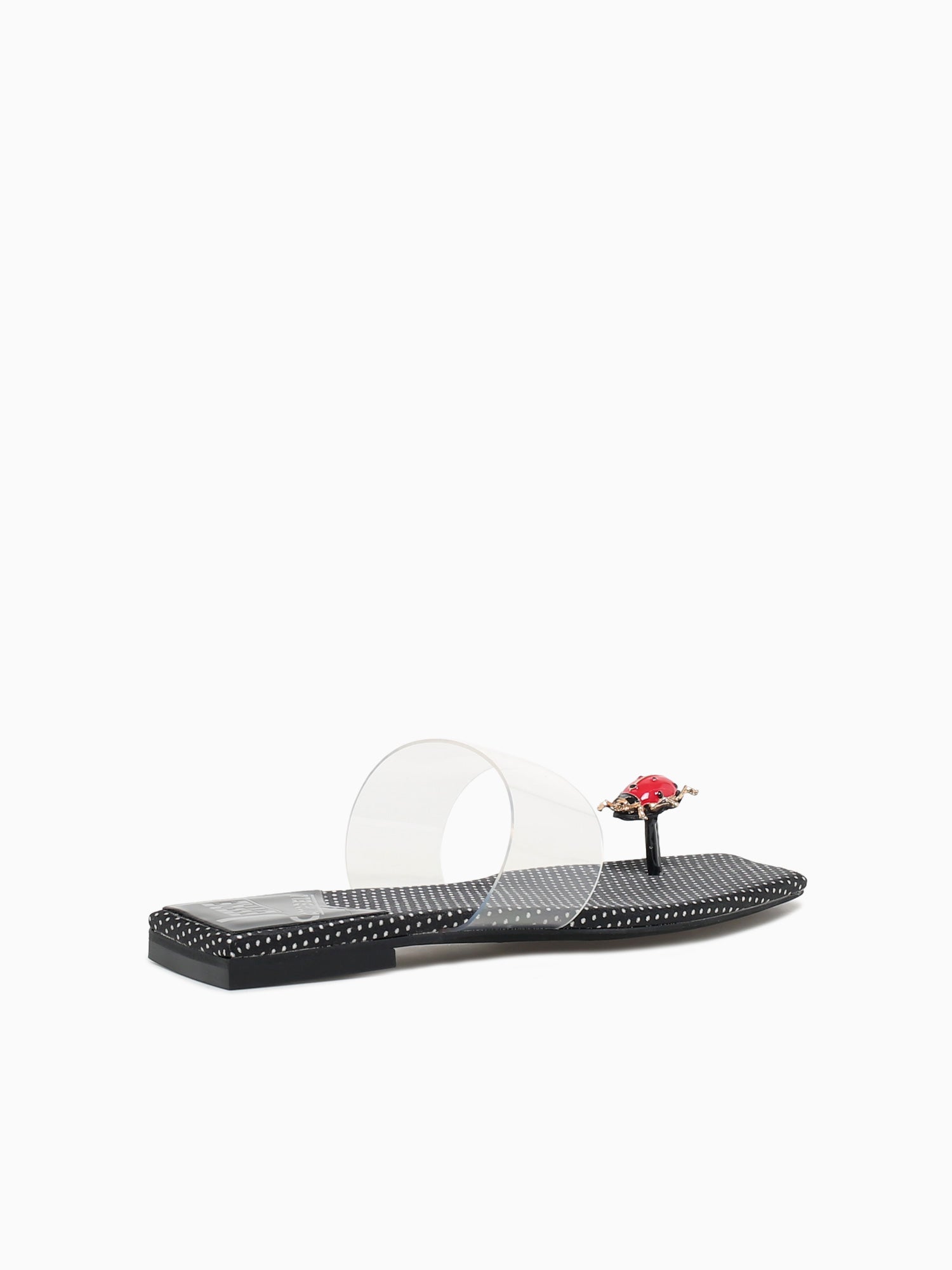 Buggy Black Polka Dot Fabric Black / 5 / M