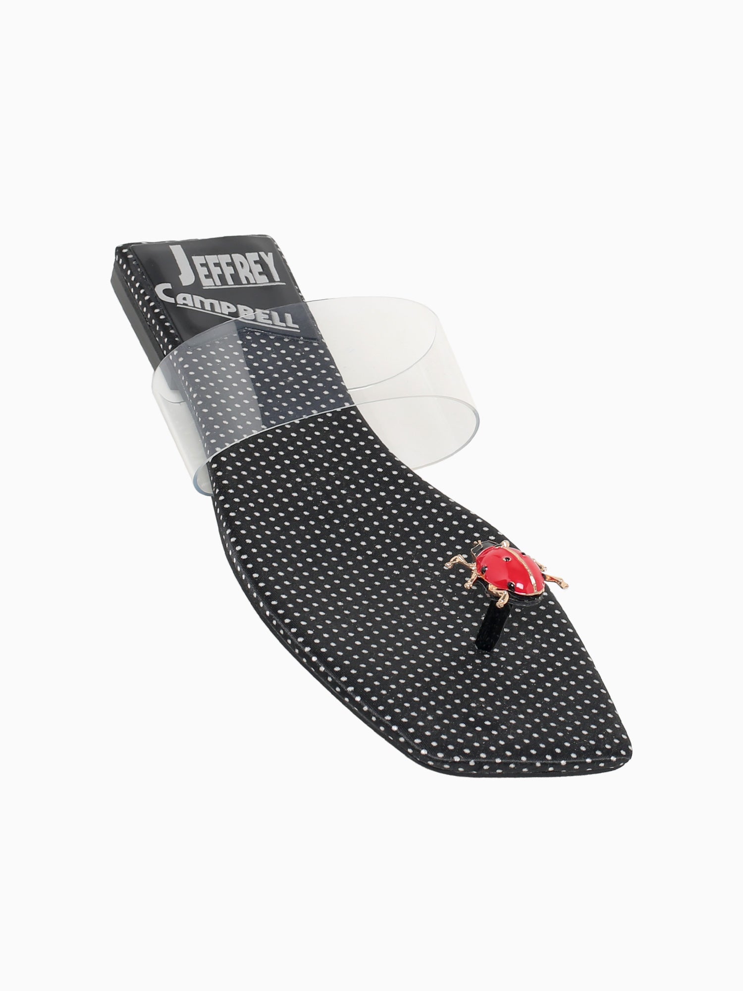 Buggy Black Polka Dot Fabric Black / 5 / M