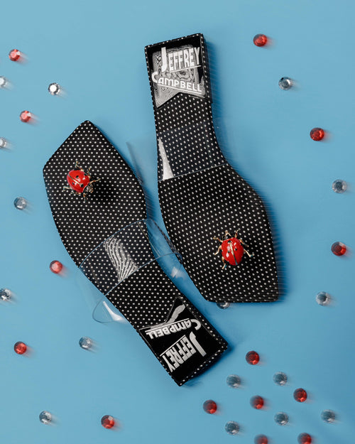 Buggy Black Polka Dot Fabric