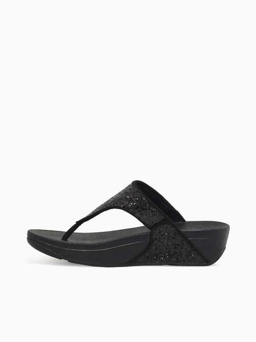 Lulu Glitter Black Glitter Black / 5 / M