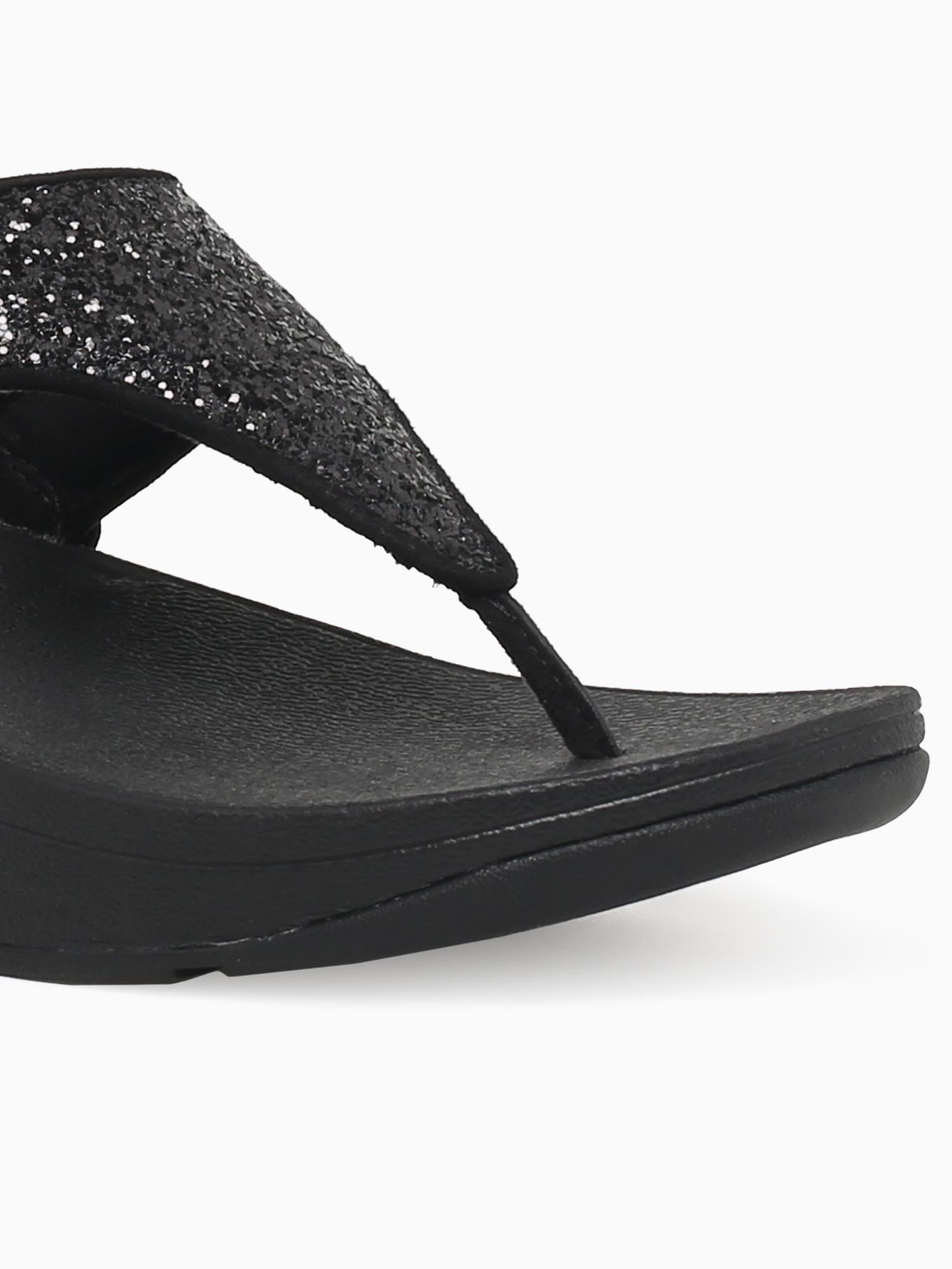 Lulu Glitter Black Glitter Black / 5 / M