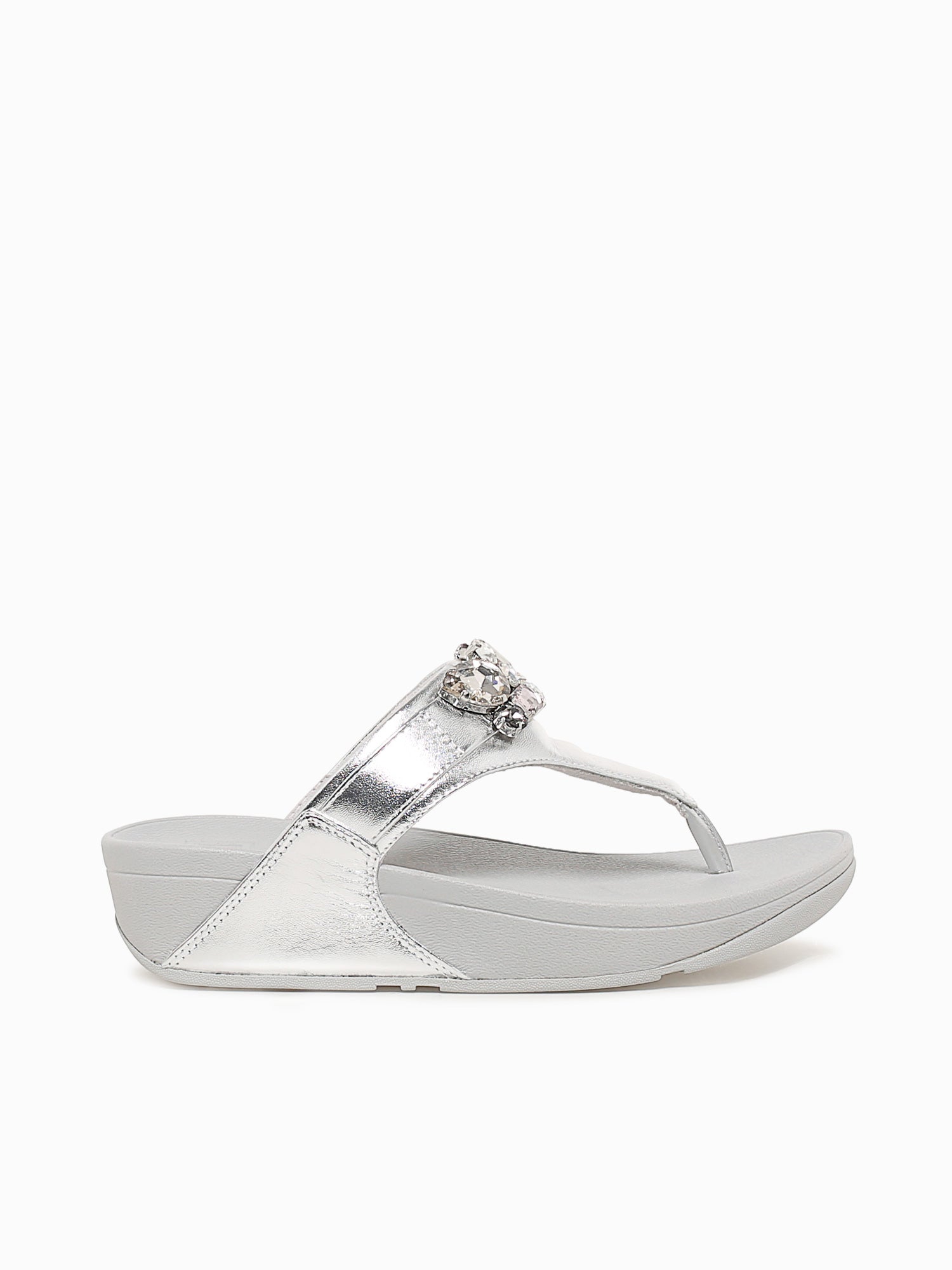 Lulu Jewel Silver Leather Silver / 5 / M