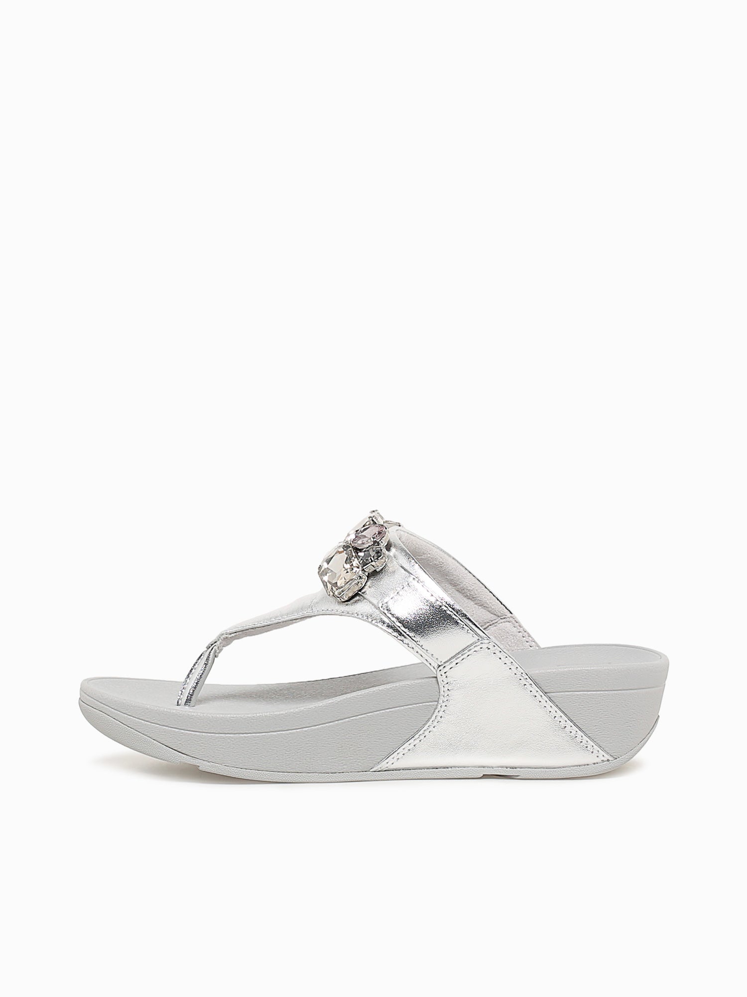 Lulu Jewel Silver Leather Silver / 5 / M