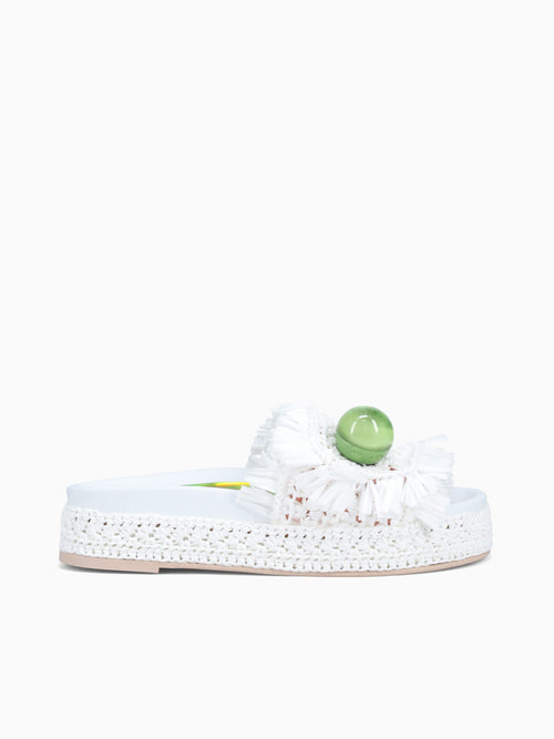 7545 Blanco Hook Raffia White / 36 / M