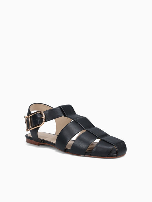 Chiara Black Leather Black / 5 / M