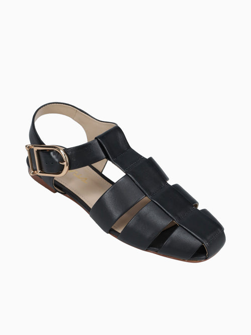 Chiara Black Leather Black / 5 / M