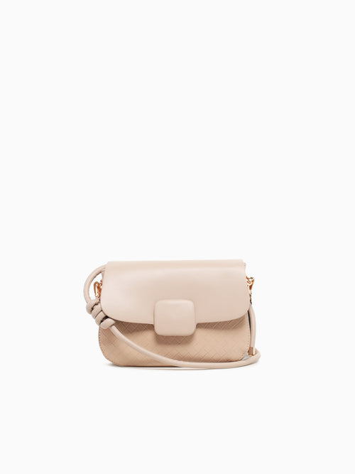 Elle Flap Crossbody Taupe Taupe