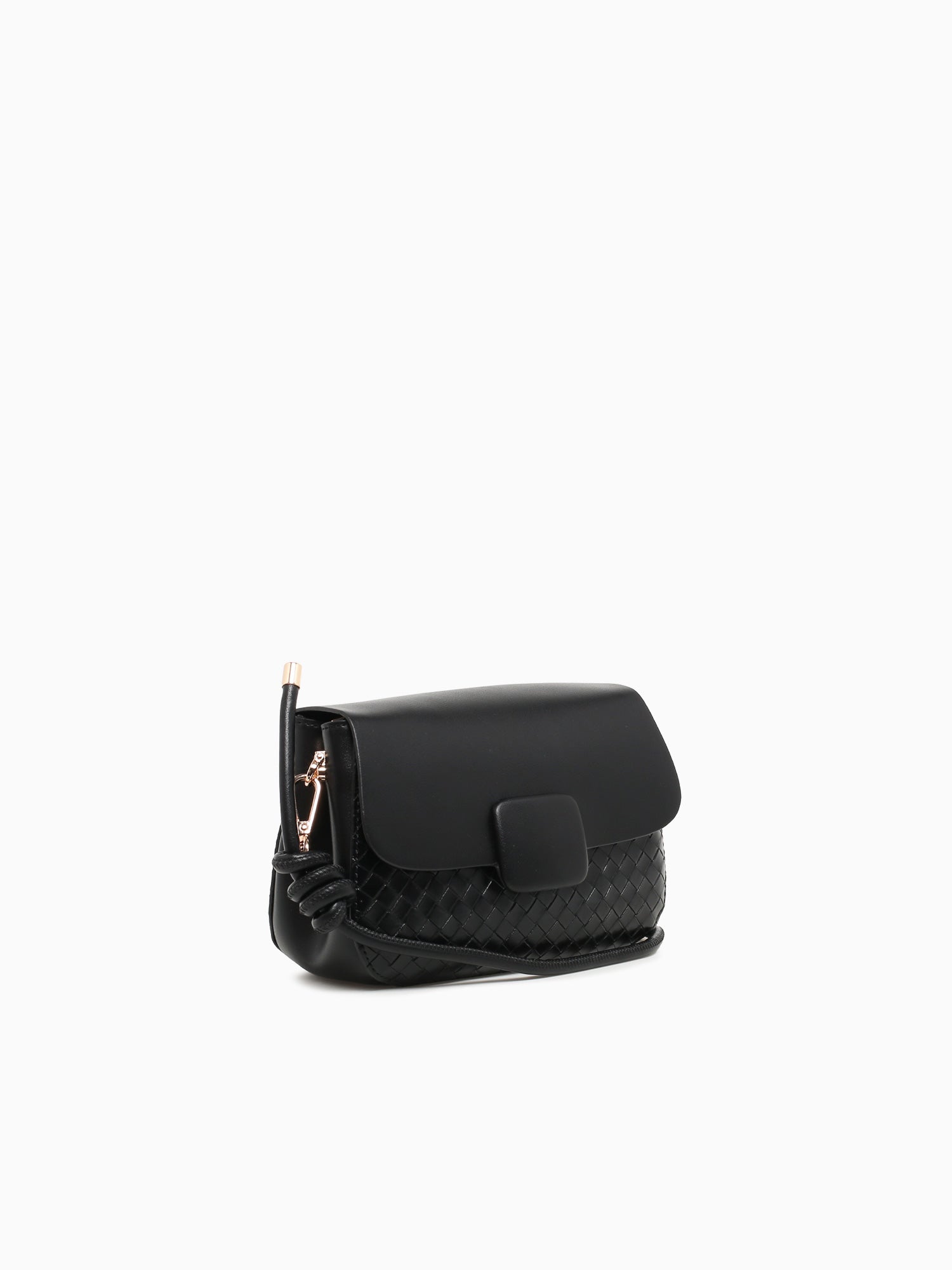 Elle Flap Crossbody Black Black