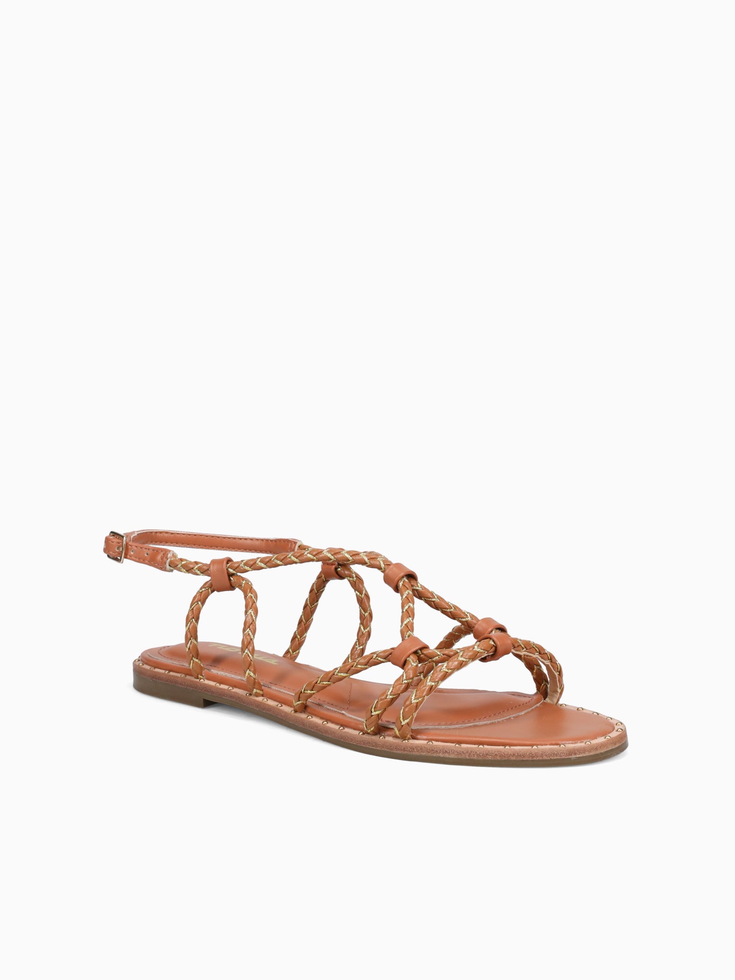 Anais Tan Gold woven Tan / 5 / M
