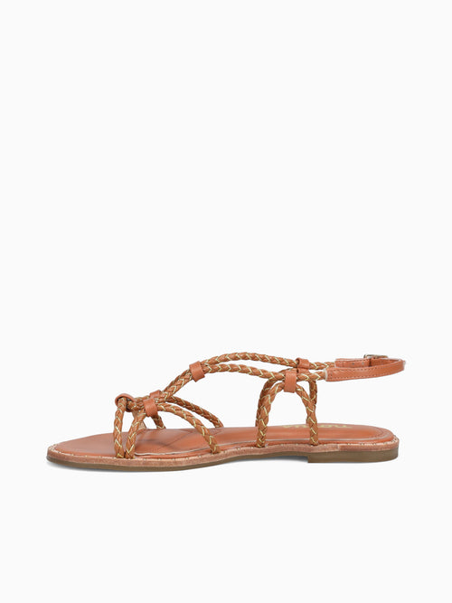Anais Tan Gold woven Tan / 5 / M