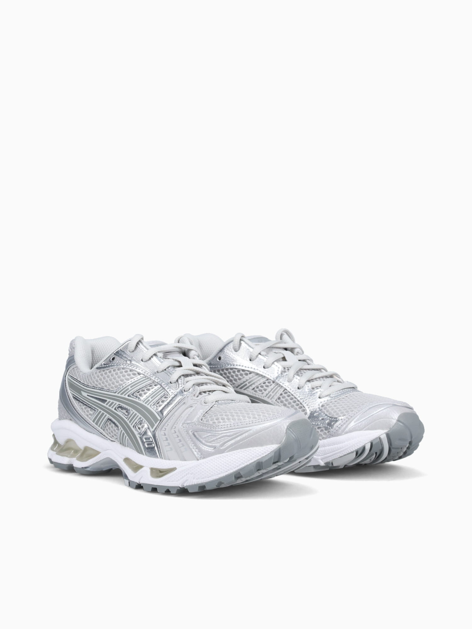 Gelkayano Cloud Grey Clay grey mesh