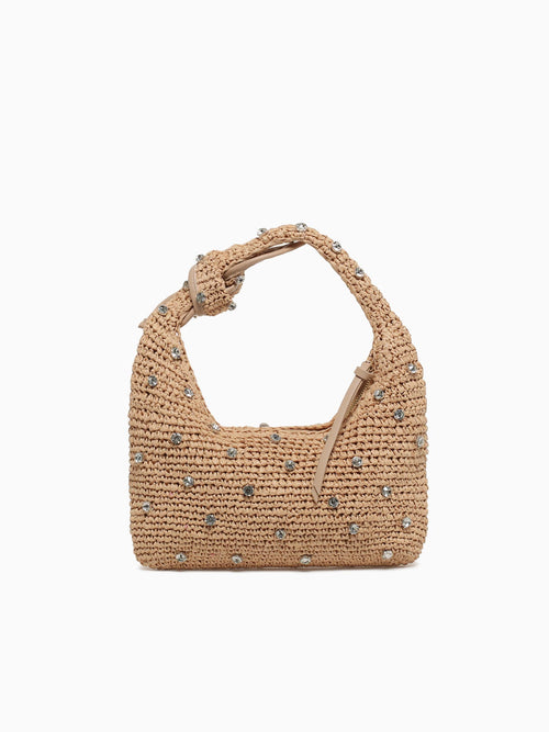 Astrid Box Bag Natural Beige