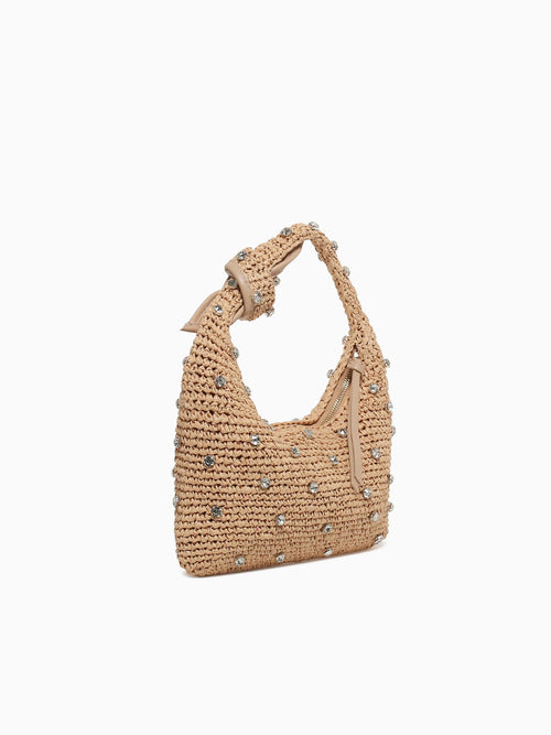 Astrid Box Bag Natural Beige