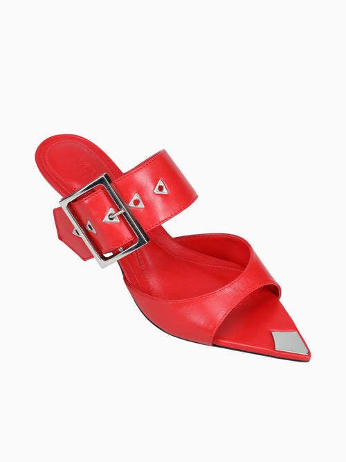 Leila Flame Scarlet Delux Nappa Red / 5 / M