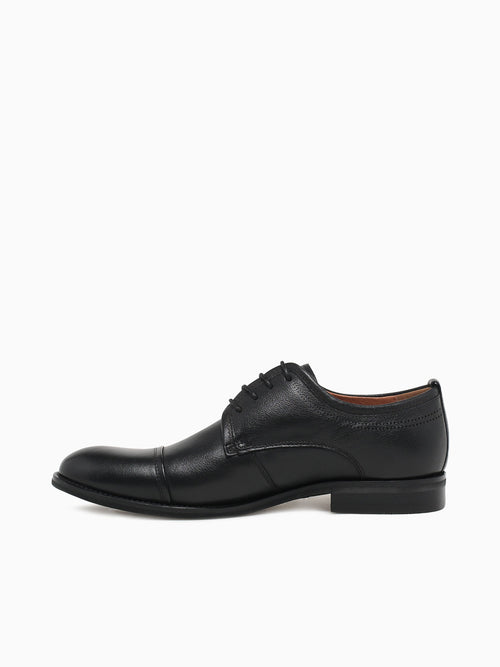 Cillian Black Soft Tumbled Leather Black / 7 / M