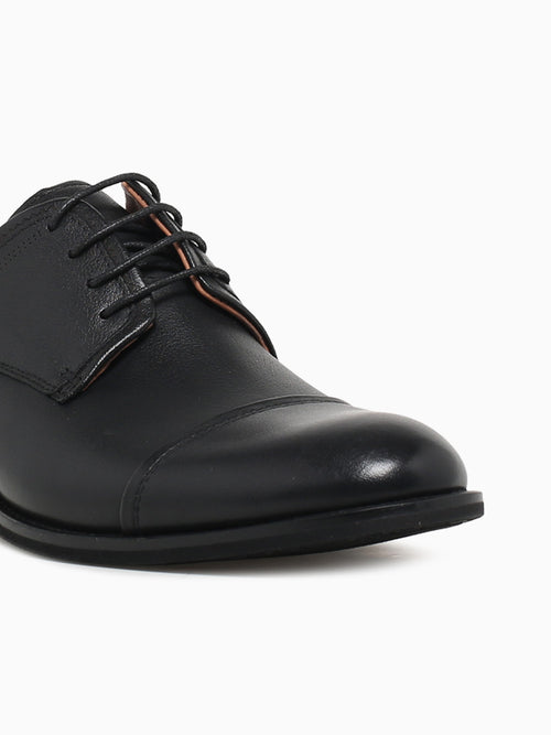 Cillian Black Soft Tumbled Leather Black / 7 / M