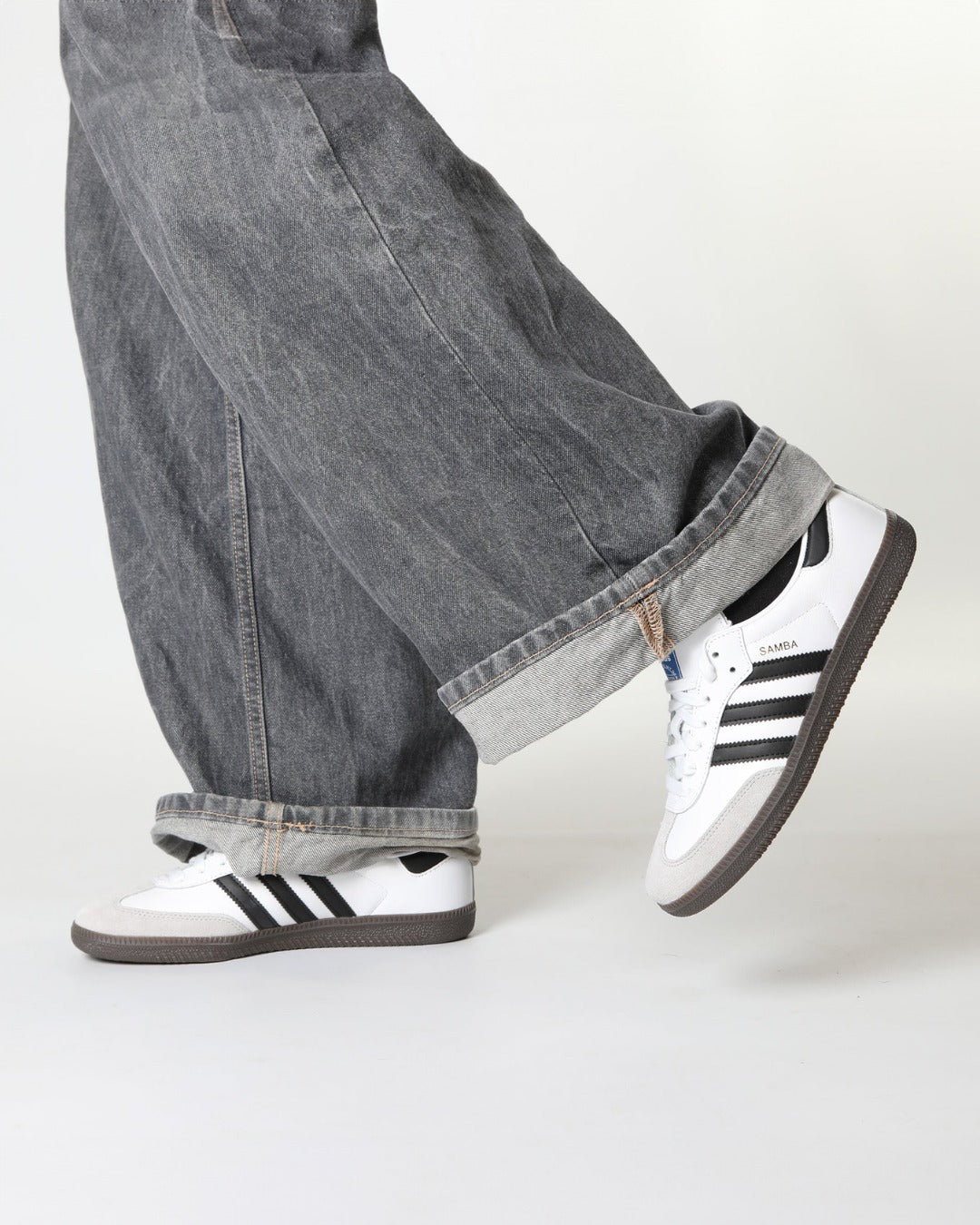 Samba Og White Black gum leather