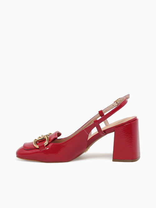Hamia Red Glossy Patent Red / 5 / M