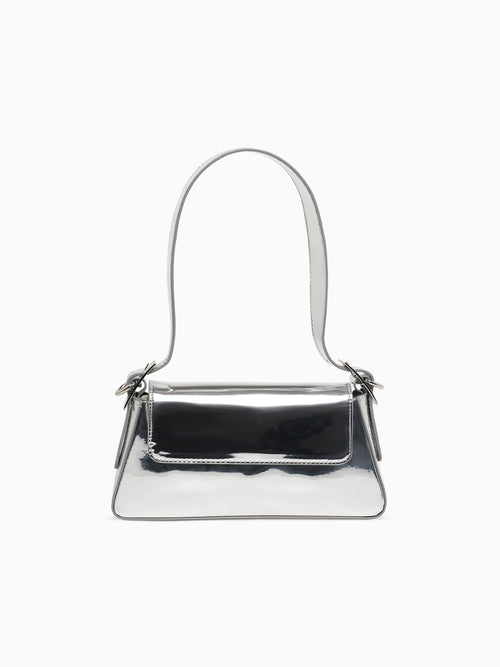 Donna Shoulder Bag Silver Silver