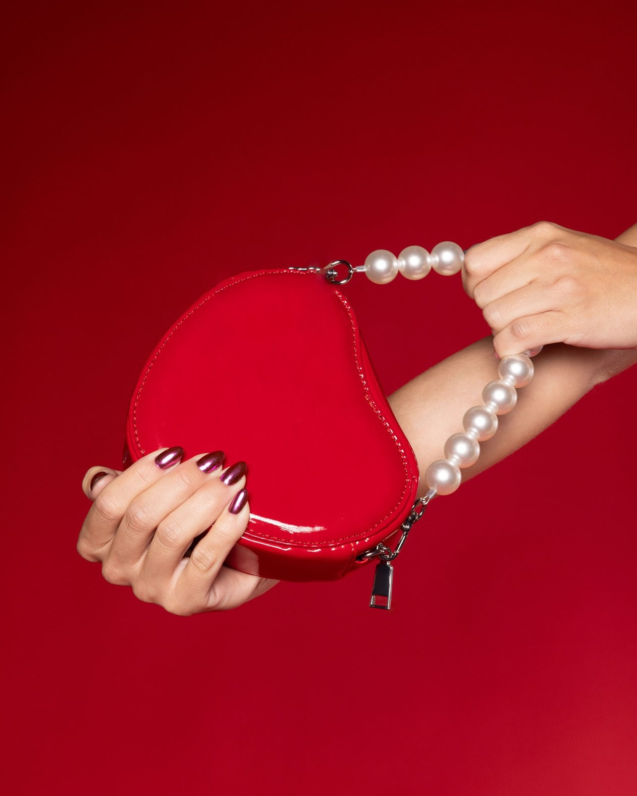 Mi Amore Top Handle Red