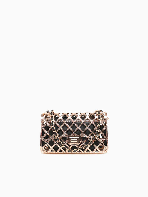 Georgina Shoulder Bag Gold Gold