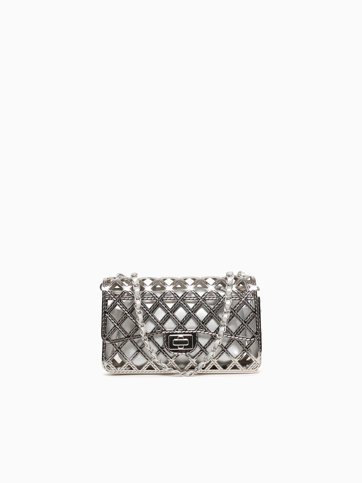 Georgina Shoulder Bag Silver Silver