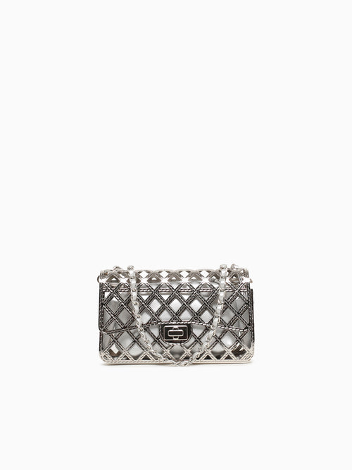 Georgina Shoulder Bag Silver Silver