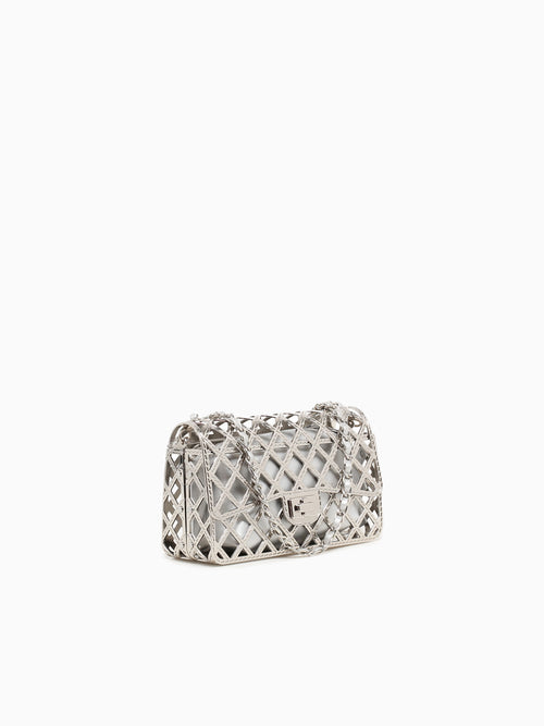 Georgina Shoulder Bag Silver Silver