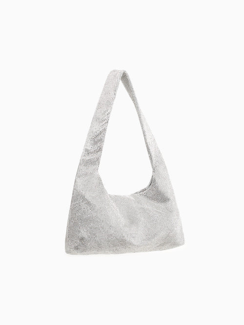 Soraka Shoulder Bag Silver Silver