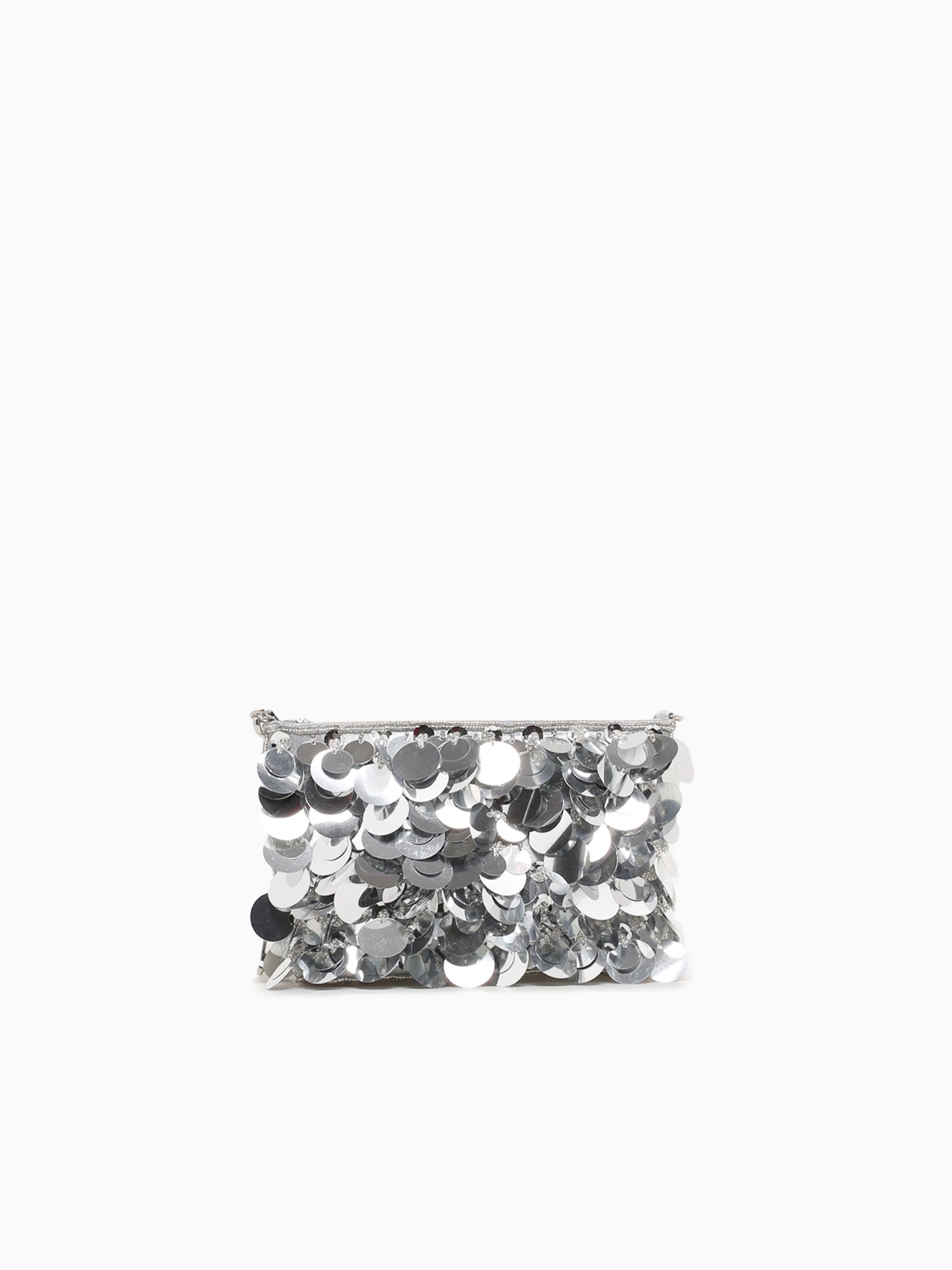 Gemma Clutch Silver Silver