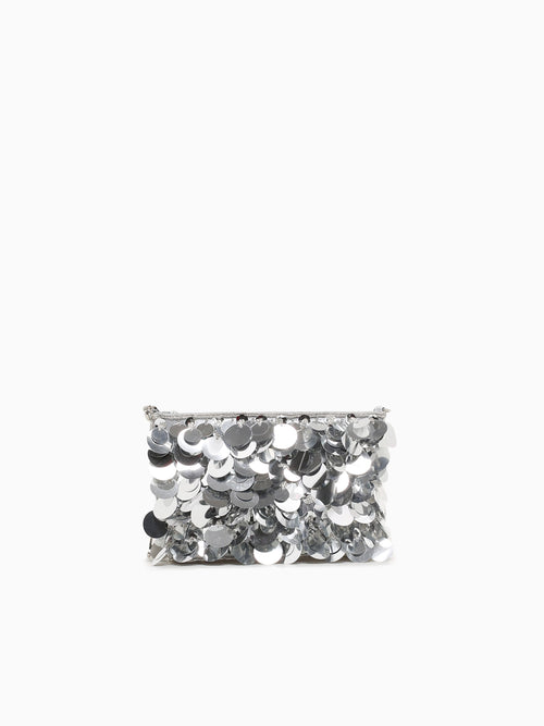 Gemma Clutch Silver Silver