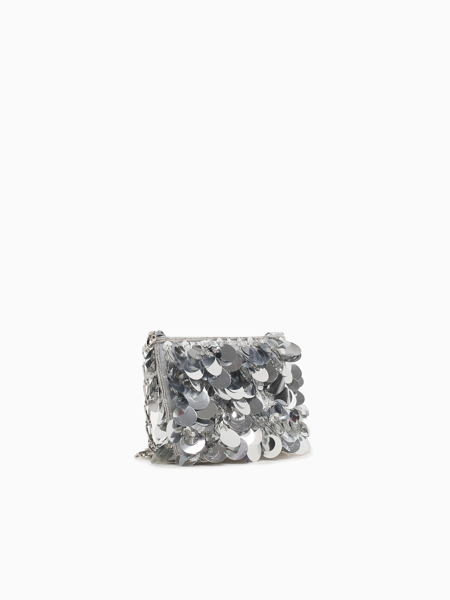 Gemma Clutch Silver Silver