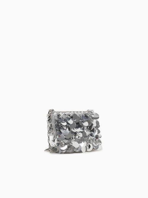Gemma Clutch Silver Silver