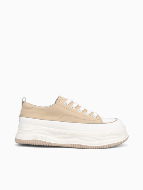 Eisen Beige Leather Beige / 5 / M