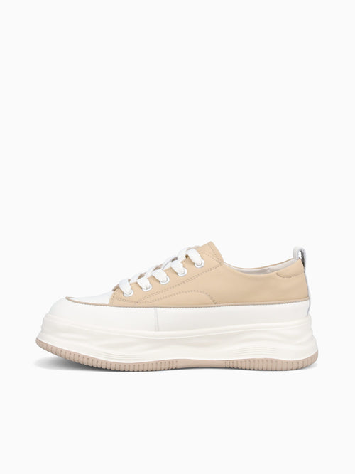 Eisen Beige Leather Beige / 5 / M