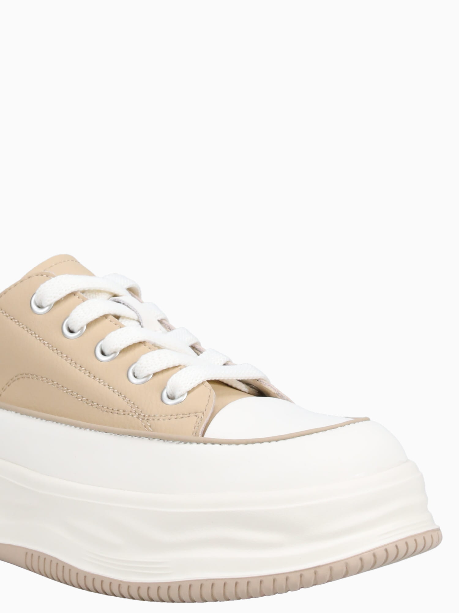 Eisen Beige Leather Beige / 5 / M